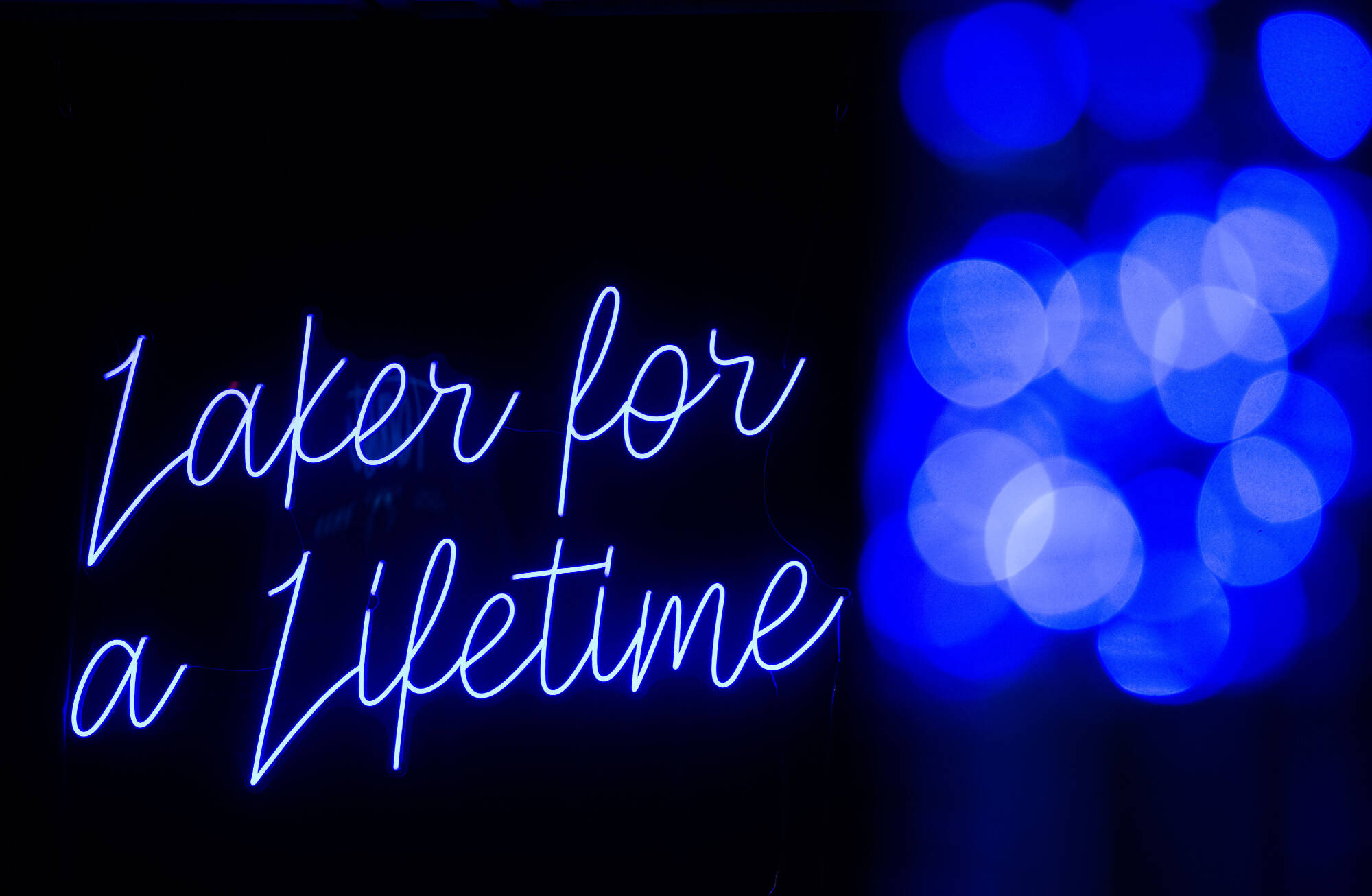 Laker for a Lifetime Sign